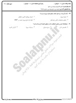 معرفی و دانلود نمونه سوالات کاربرد کامپیوتر نیمسال اول 98-99 دانشگاه پیام نور-1