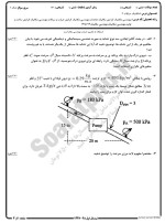 معرفی و دانلود نمونه سوالات مکانیک سیالات۲ نیمسال اول 98-99 دانشگاه پیام نور-1