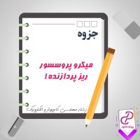 دانلود پی دی اف جزوه میکروپروسسور و ریز پردازنده یک 695 صفحه PDF