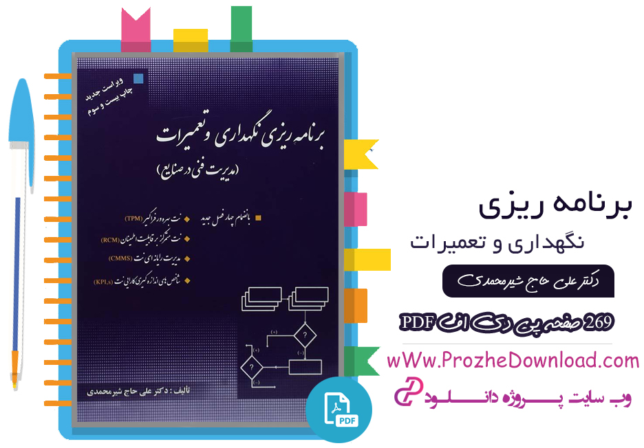 کتاب برنامه ریزی نگهداری و تعمیرات علی حاج شیرمحمدی
